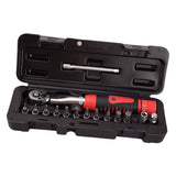 Max Torque Wrench 2-24Nm Ratchet Wrench Socket with 13pcs Bits Bike Repair Tool