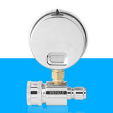 Max Maxb Stainless Steel Pressure Washer Gauge Kit, 3/8 Inch Quick Connect, 6000 PSI