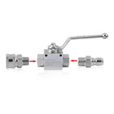 Max Maxb High Pressure Washer Ball Valve Kit for Pressure Washer Hose 3/8'' 4500PSI