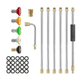 Max Maxb 1/4'' Pressure Washer Extension Wand Replacement Lance Spray Nozzle Tips