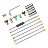 Max Maxb 1/4'' Pressure Washer Extension Wand Replacement Lance Spray Nozzle Tips