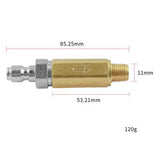 Max Maxb Brass Pressure Washer Nozzle Filter 1/4 Inch Quick Connector 4500psi