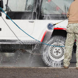 Max Maxb 1/4'' Non-Electric Automatic Rotary Car Wash Brush for High Pressure Washers