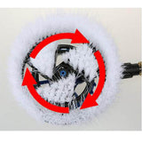 Max Maxb 1/4'' Non-Electric Automatic Rotary Car Wash Brush for High Pressure Washers