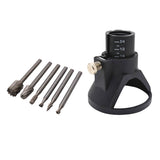Max Maxb Rotary Multi Tool Cutting Guide Attachment Kit Router Drill Bits 7PCS