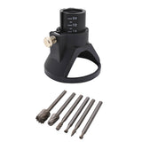 Max Maxb Rotary Multi Tool Cutting Guide Attachment Kit Router Drill Bits 7PCS