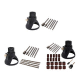 Max Maxb Rotary Multi Tool Cutting Guide Attachment Kit Router Drill Bits 7PCS