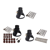 Max Maxb Rotary Multi Tool Cutting Guide Attachment Kit Router Drill Bits 7PCS