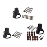 Max Maxb Rotary Multi Tool Cutting Guide Attachment Kit Router Drill Bits 7PCS