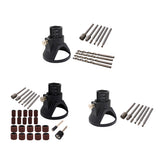 Max Maxb Rotary Multi Tool Cutting Guide Attachment Kit Router Drill Bits 7PCS