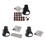 Max Maxb Rotary Multi Tool Cutting Guide Attachment Kit Router Drill Bits 7PCS
