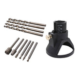 Max Maxb Rotary Multi Tool Cutting Guide Attachment Kit Router Drill Bits 11PCS