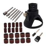 Max Maxb Rotary Multi Tool Cutting Guide Attachment Kit Router Drill Bits 29PCS