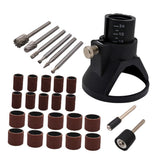 Max Maxb Rotary Multi Tool Cutting Guide Attachment Kit Router Drill Bits 29PCS