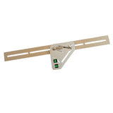 Max Maxb Aluminum Alloy Multi-function Level Angle Ruler Woodworking Triangle Ruler