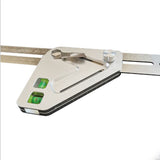 Max Maxb Aluminum Alloy Multi-function Level Angle Ruler Woodworking Triangle Ruler