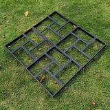 Max Maxb Home Garden DIY Plastic Molded Paving Mold Pathmate Maker Mould 40x40cm