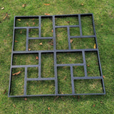 Max Maxb Home Garden DIY Plastic Molded Paving Mold Pathmate Maker Mould 40x40cm