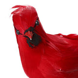 Max Maxb Simulation Red Bird Figurine for Beautiful Home Garden Art