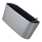 Max Maxb Self Watering Planter Flower Pot Indoor Outdoor Home Garden Decor Silver