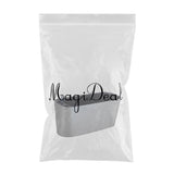 Max Maxb Self Watering Planter Flower Pot Indoor Outdoor Home Garden Decor Silver