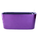 Max Maxb Self Watering Planter Flower Pot Indoor Outdoor Home Garden Decor Purple