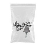 Max Maxb Cast Iron Wall Hanging Bells Bracket Mounts Bell Decor for Outside House 2