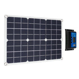 Maxbell 50W Flexible Solar Panel 10A 12V 24V Controller Car Charger for RV Car Boat