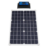 Maxbell 50W Flexible Solar Panel 10A 12V 24V Controller Car Charger for RV Car Boat