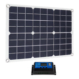 Maxbell 50W Flexible Solar Panel 10A 12V 24V Controller Car Charger for RV Car Boat