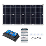 Maxbell 100W Solar Panel Kit 12V 10A Battery Charge Controller for Caravan, Boat