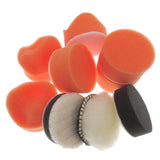 Max Maxb 9pcs/set 2 " Washing Polishing Sponge Buffing Pads Replacements For Cars