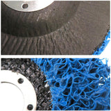 Max Maxb 4.5'' 115mm Easy Strip & Clean Discs Rust Removal Angle Grinder Discs Blue