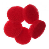 Max Maxb 5PCS 4'' Non-woven Nylon Power Scrub Pads Non-Scratch Scouring Pad
