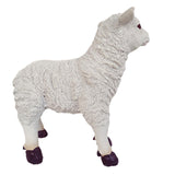 Max Maxb Resin Garden Farm Animal Sheep Statue Indoor Outdoor Decor Standing Left