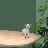 Max Maxb Resin Garden Farm Animal Sheep Statue Indoor Outdoor Decor Standing Left