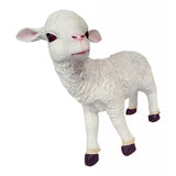 Max Maxb Resin Garden Farm Animal Sheep Statue Indoor Outdoor Decor Standing Right