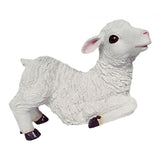 Max Maxb Resin Garden Farm Animal Sheep Statue Indoor Outdoor Decor Kneeling