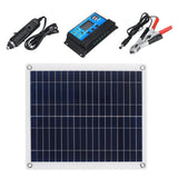Maxbell 20w Solar Panel 10A 12V 24V Battery Charger Controller with Cable Fuse Clip