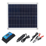 Maxbell 20w Solar Panel 10A 12V 24V Battery Charger Controller with Cable Fuse Clip