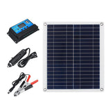 Maxbell 20w Solar Panel 10A 12V 24V Battery Charger Controller with Cable Fuse Clip