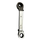 Max Maxb Durable Steel Offset Ratchet Double Ring Box Wrench Spanner Metric 11-13mm