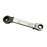 Max Maxb Durable Steel Offset Ratchet Double Ring Box Wrench Spanner Metric 11-13mm
