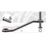 Max Maxb Durable Steel Offset Ratchet Double Ring Box Wrench Spanner Metric 11-13mm