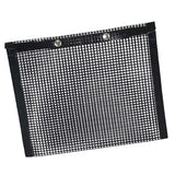 Max Maxb Heat Resistance BBQ Grill Mesh Bag Non-Stick BBQ Baking Bag Black 27 x 22cm
