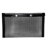 Max Maxb Heat Resistance BBQ Grill Mesh Bag Non-Stick BBQ Baking Bag Black 24 x 14cm