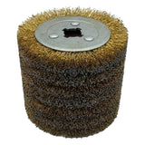 Maxbell Steel Wire Brush Wheel Polishing Deburring Wheel f/ Electric Striping 0.5mm