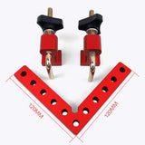 Maxbell Aluminium Alloy 90 Degree Positioning Squares Right Angle Clamp 120mm