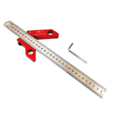Maxbell Pro Woodworking Center Scribe Angle Gauge Wood Ruled Carpenter Ruler Gauge