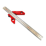 Maxbell Pro Woodworking Center Scribe Angle Gauge Wood Ruled Carpenter Ruler Gauge